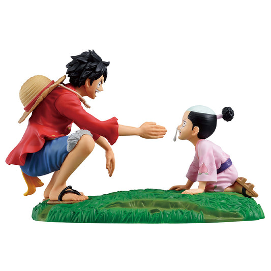MONKEY.D.LUFFY & MOMONOSUKE “ONE PIECE” (TBA) ICHIBANSHO FIGURE