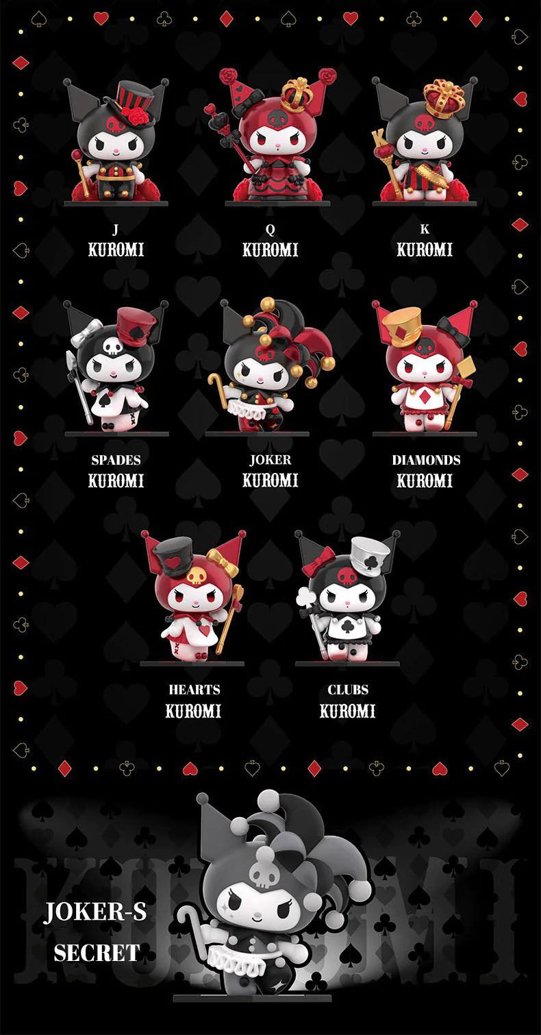 Top Toy Sanrio Kuromi Porker Kingdom Blind Box
