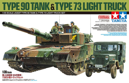 1/35 Tamiya Type 90 Tank & Type 73 Light Truck