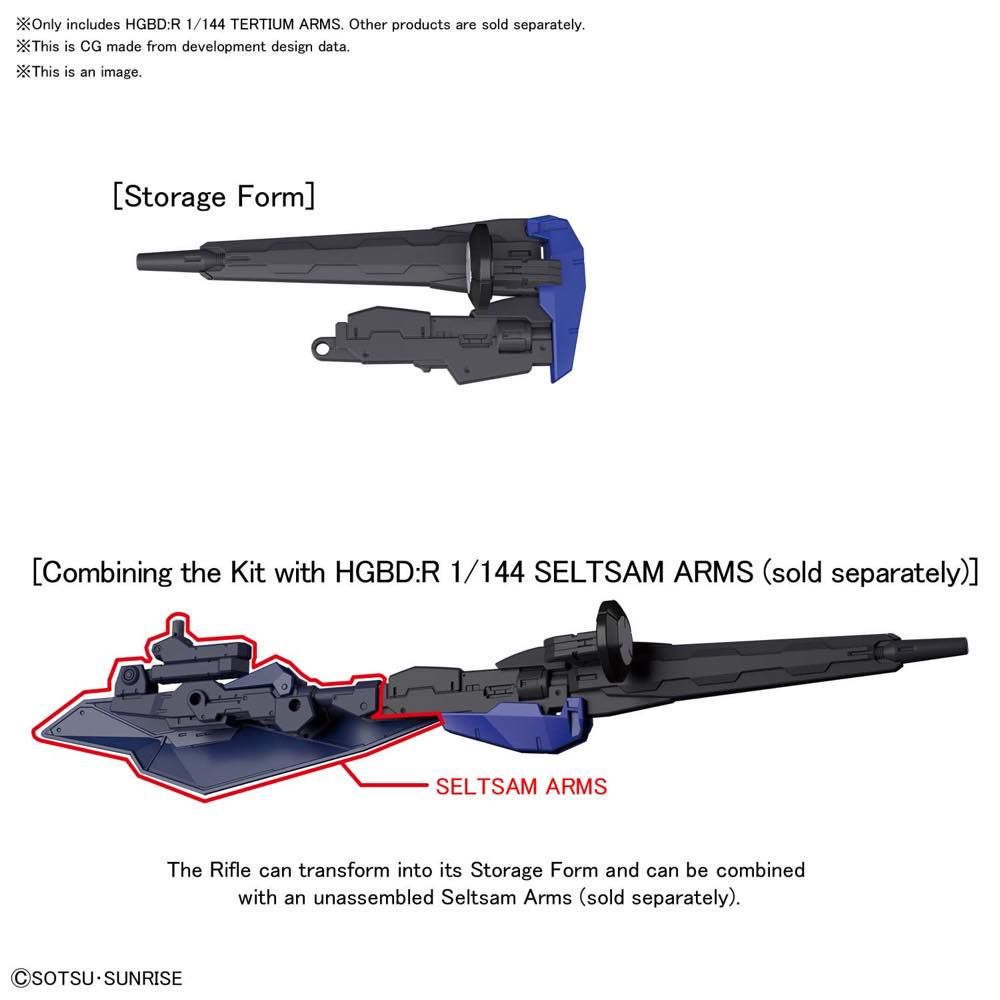 HG 1/144 Tertium Arms