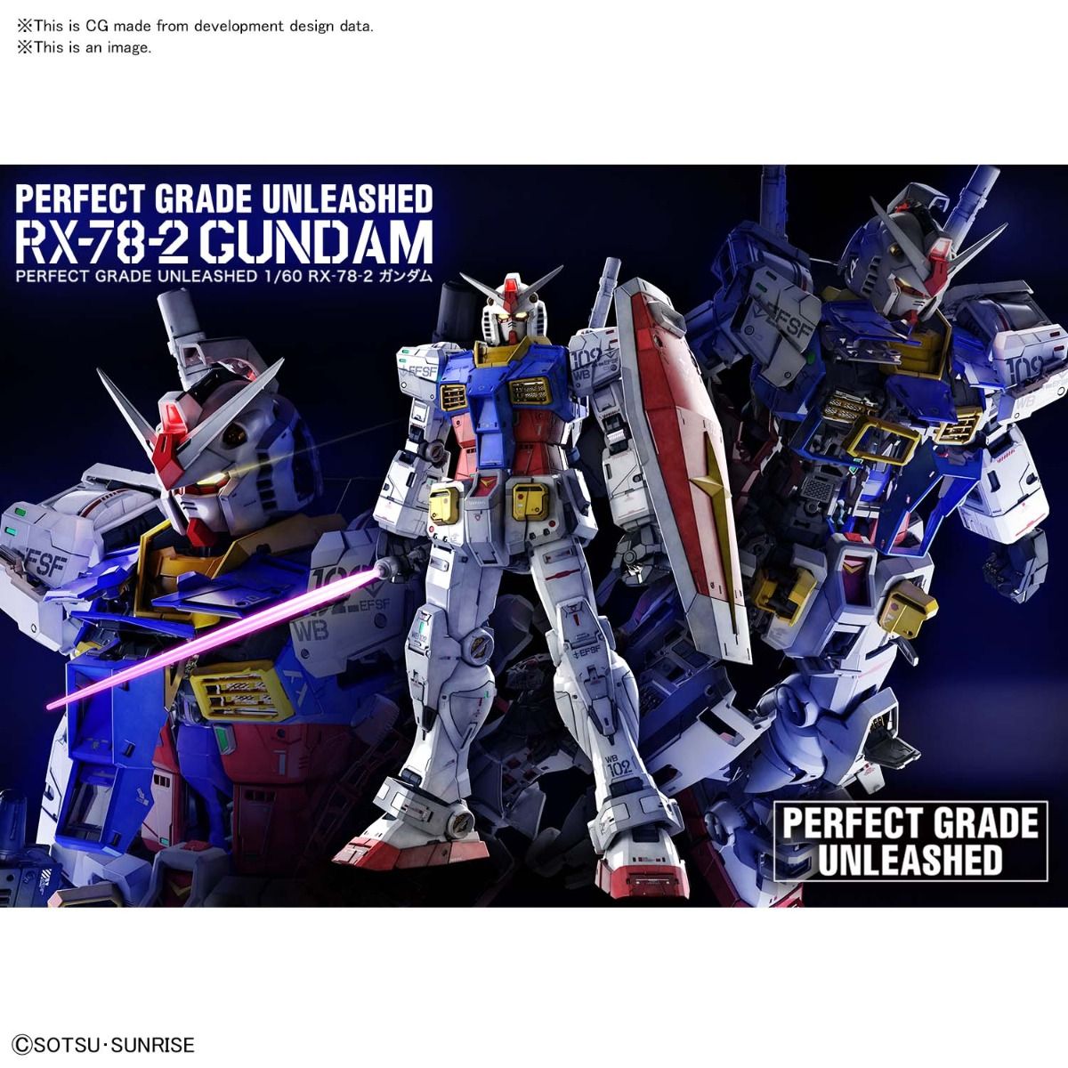 PG Unleashed 1/60 RX-78-2 Gundam