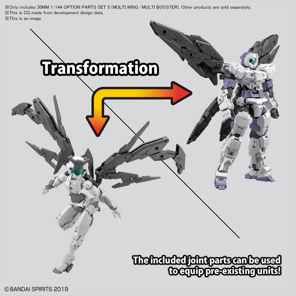 30MM 1/144 OPTION PARTS SET 5 (MULTI WING /MULTI BOOSTER)