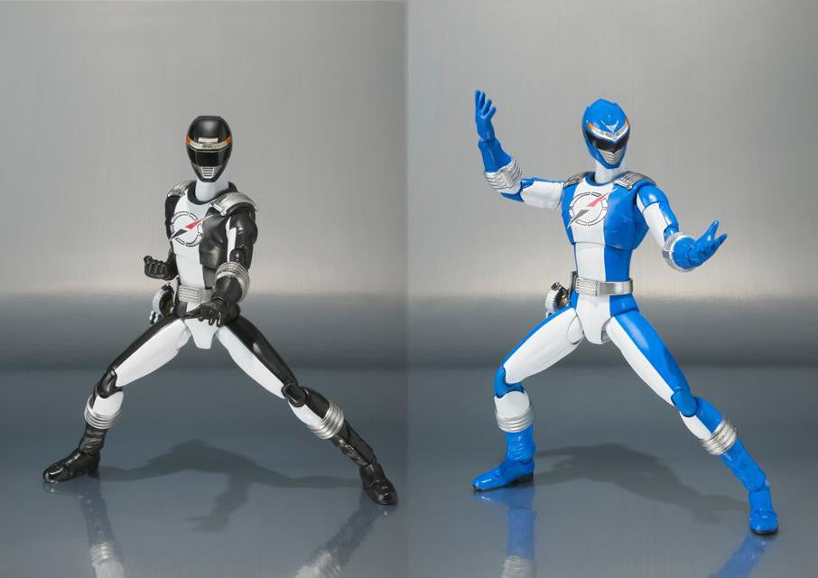 Blue & Black Overdrive Rangers Power Rangers Operation Overdrive