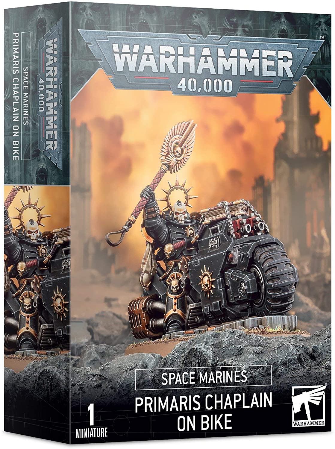 Warhammer 40,000: Space Marines Primaris Chaplain on Bike