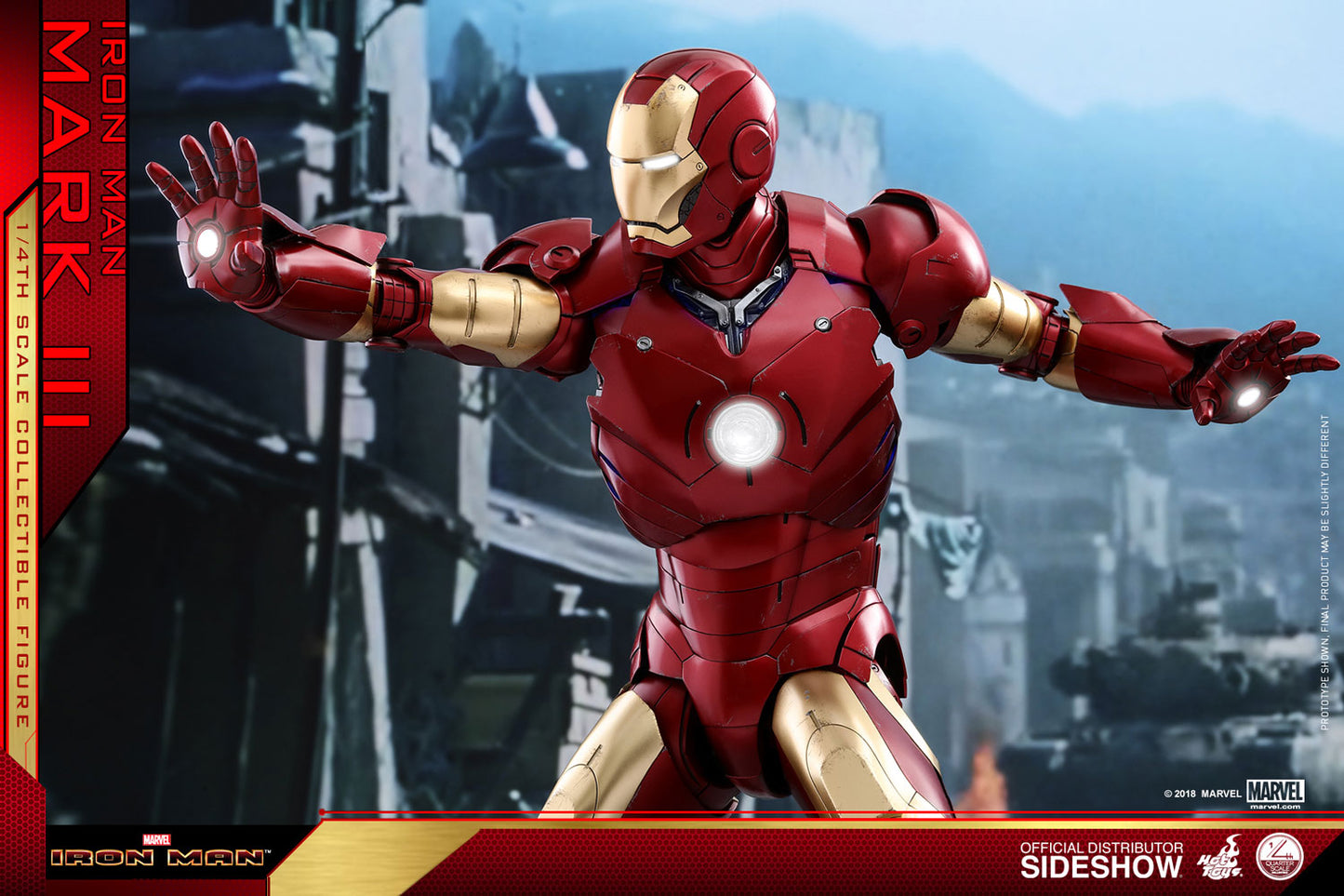 Iron Man Mark III Quarter Scale Figure by Hot Toys
