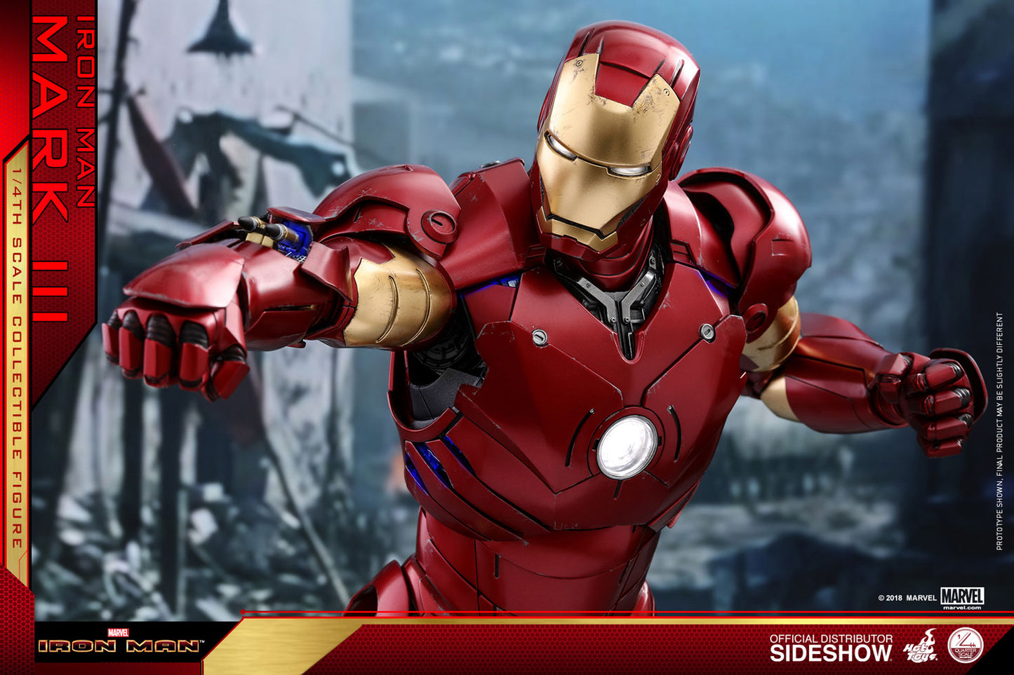 Iron Man Mark III Quarter Scale Figure by Hot Toys