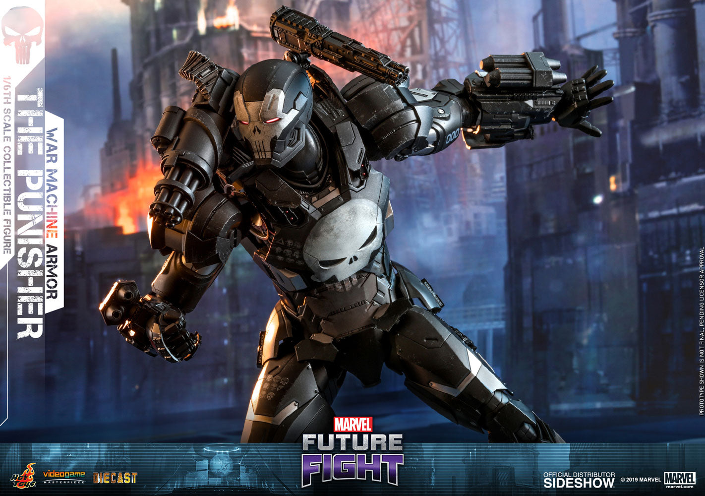 The Punisher War Machine Armor Sixth Scale Figure by Hot Toys