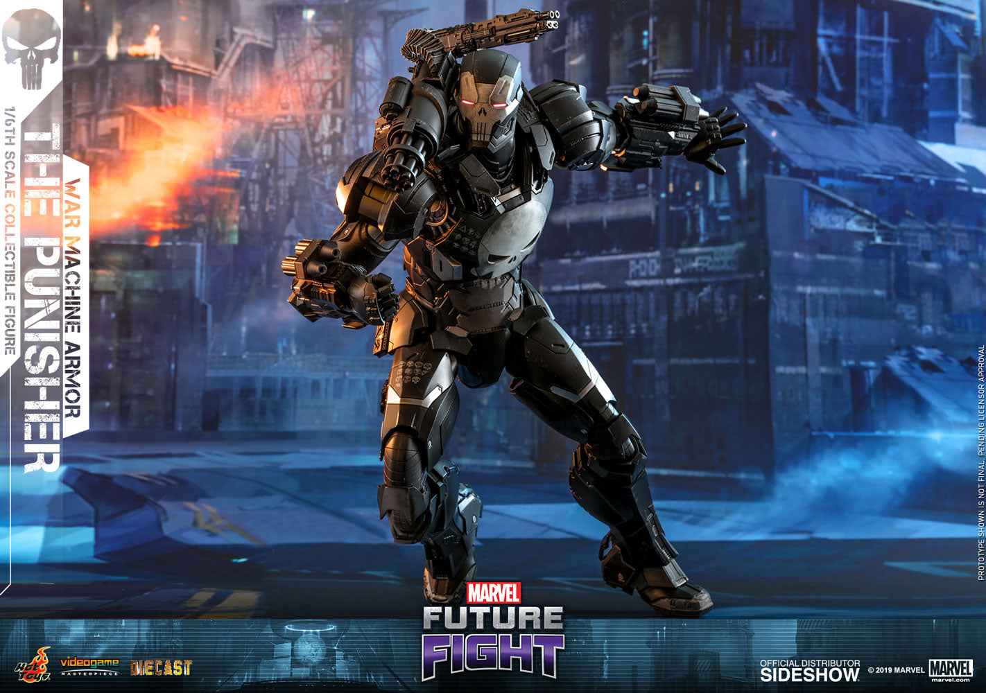 The Punisher War Machine Armor Sixth Scale Figure by Hot Toys
