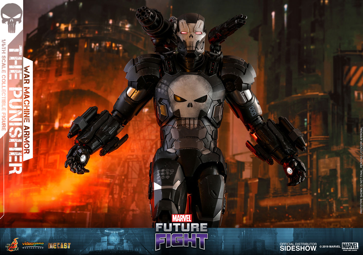 The Punisher War Machine Armor Sixth Scale Figure by Hot Toys