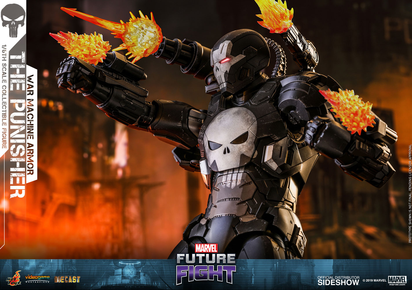 The Punisher War Machine Armor Sixth Scale Figure by Hot Toys