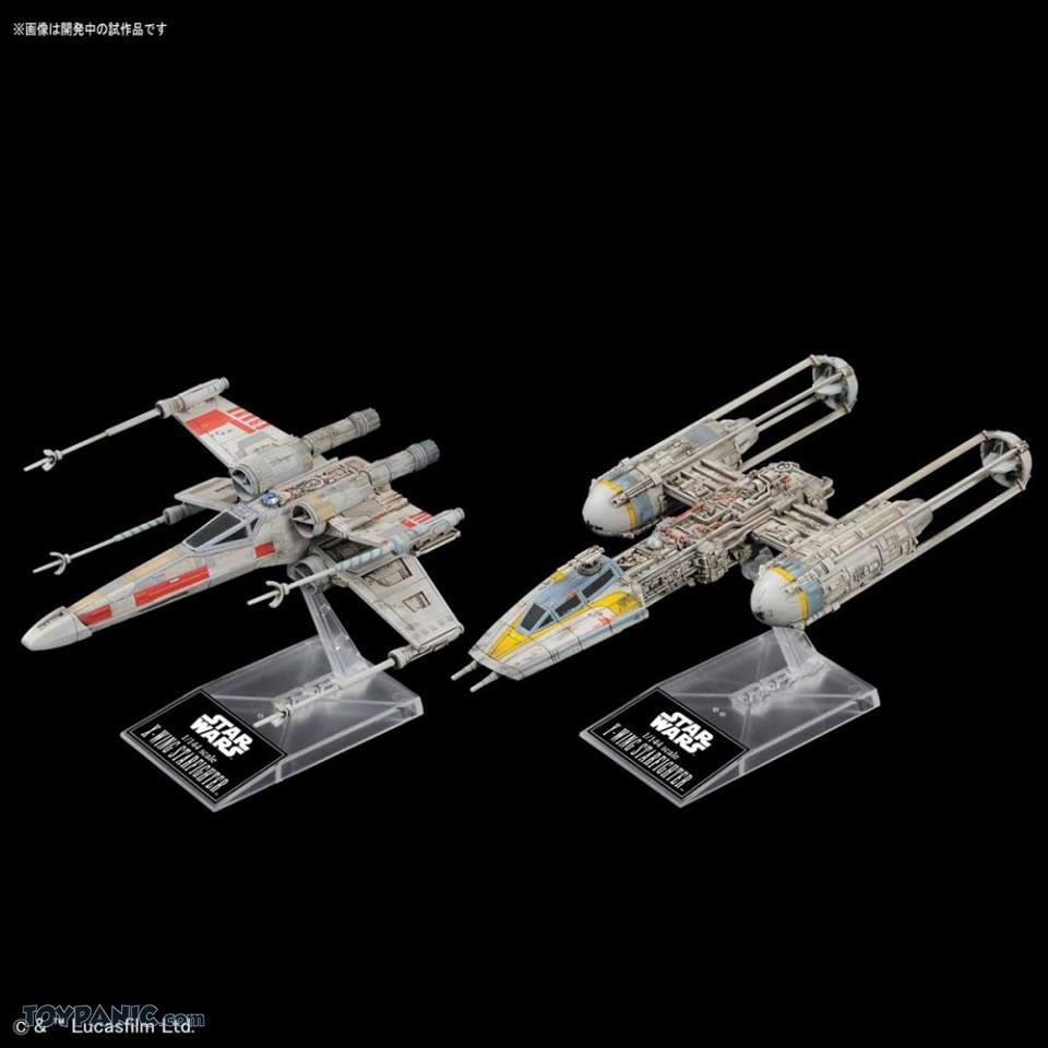 Bandai Star Wars 1/144 Scale - X-Wing Starfighter & Y-Wing Starfighter
