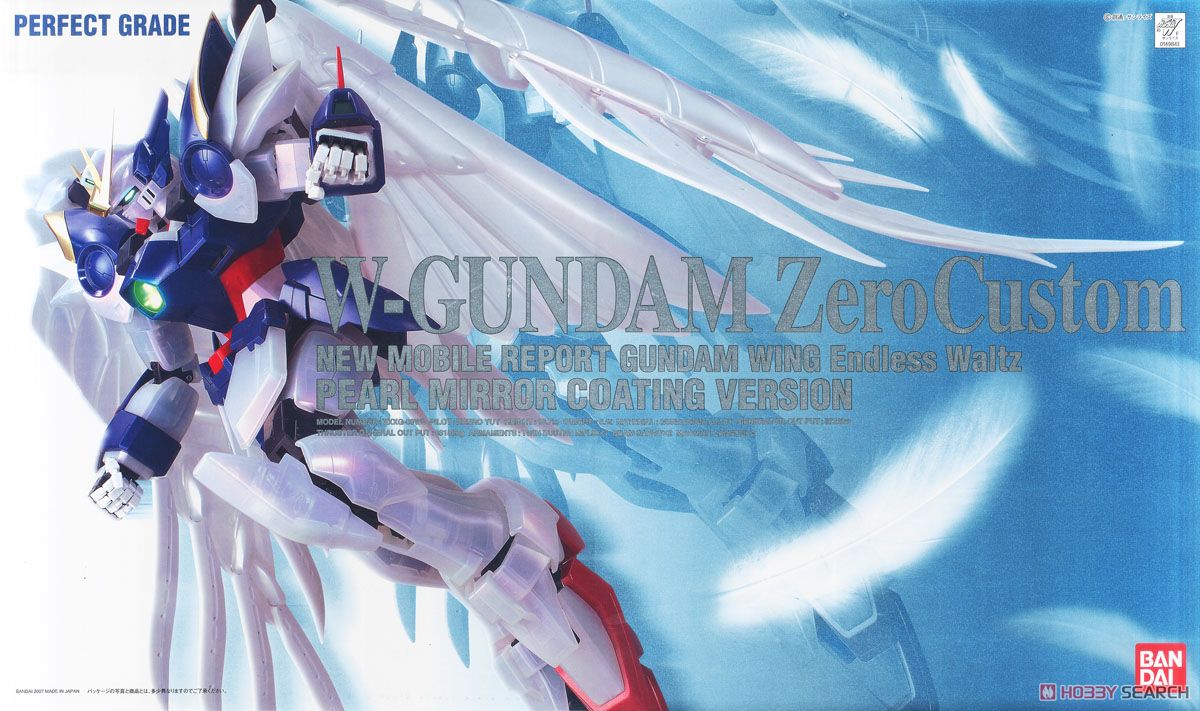 Bandai Hobby Wing Gundam Zero Custom Pearl Coating, Bandai Perfect Grade  Action Figure