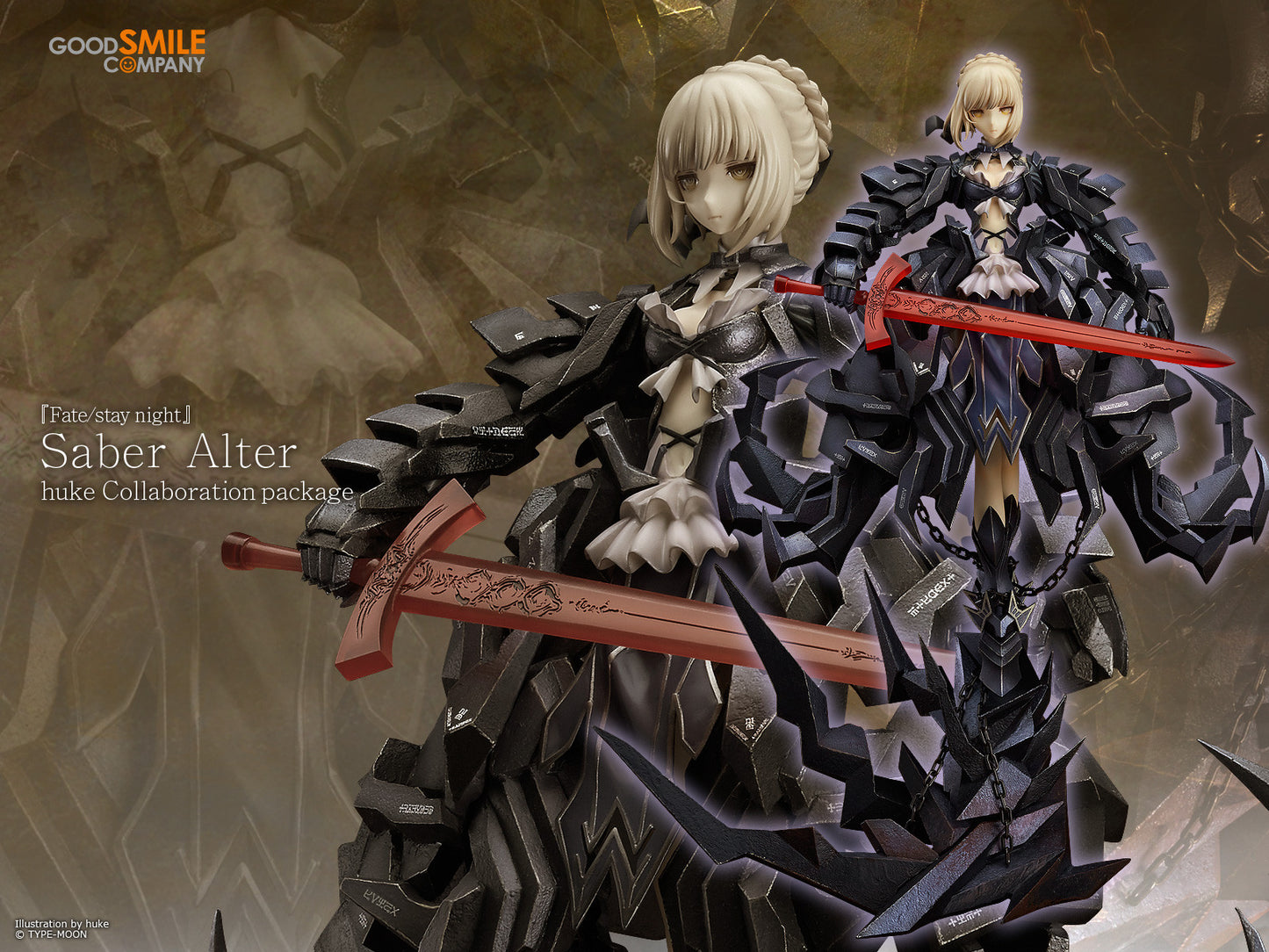 Saber Alter Huke Callaboration Package 1/7