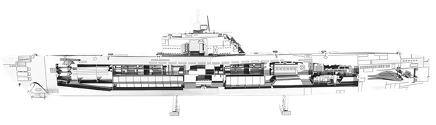 Metal Earth - German U-Boat Type XXI