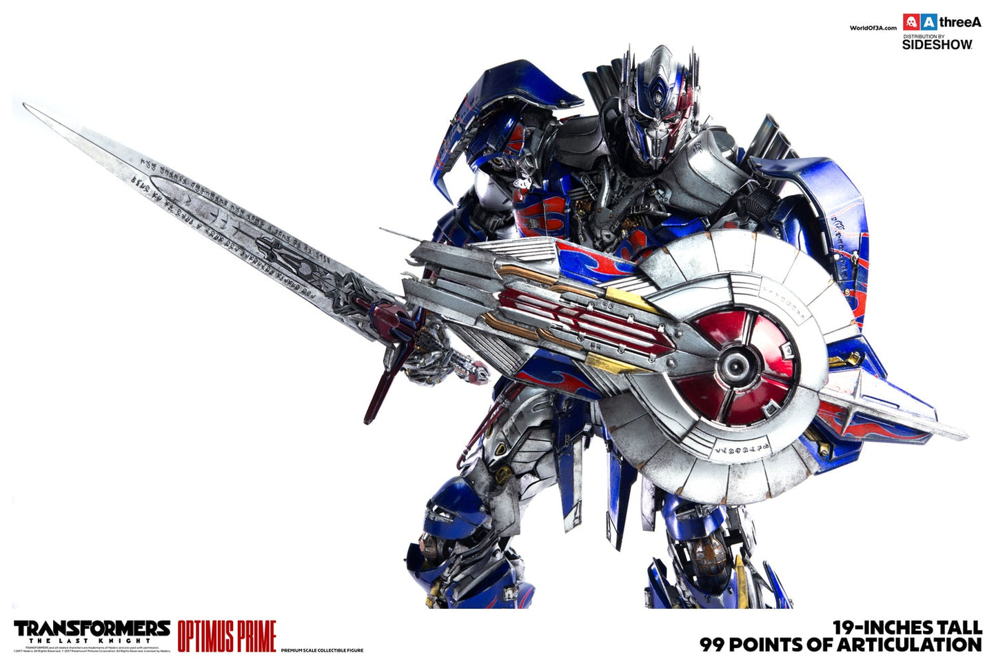 Optimus Prime Premium Scale Collectible Figure - Transformers: The Last Knight (ThreeA)