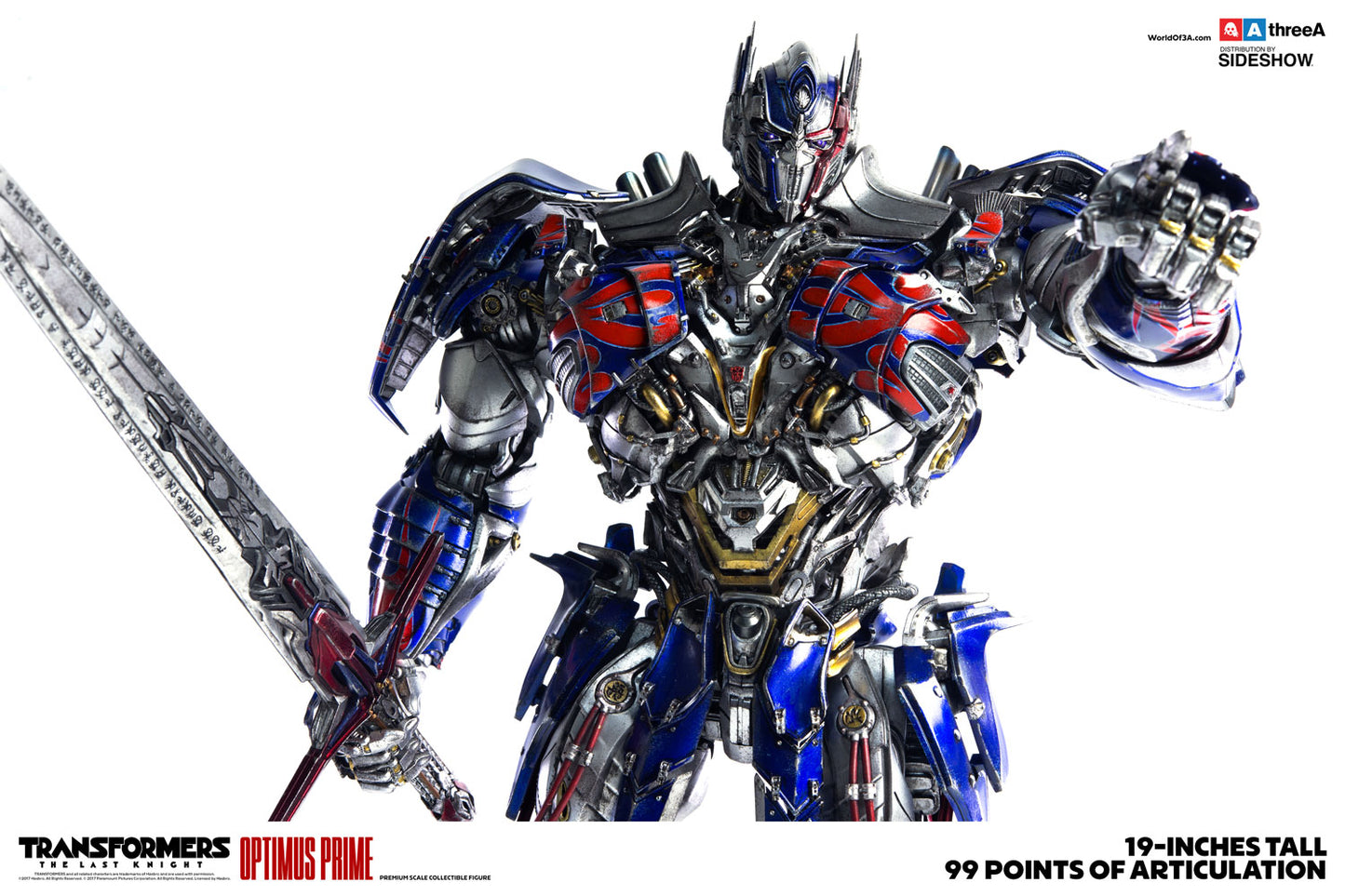Optimus Prime Premium Scale Collectible Figure - Transformers: The Last Knight (ThreeA)