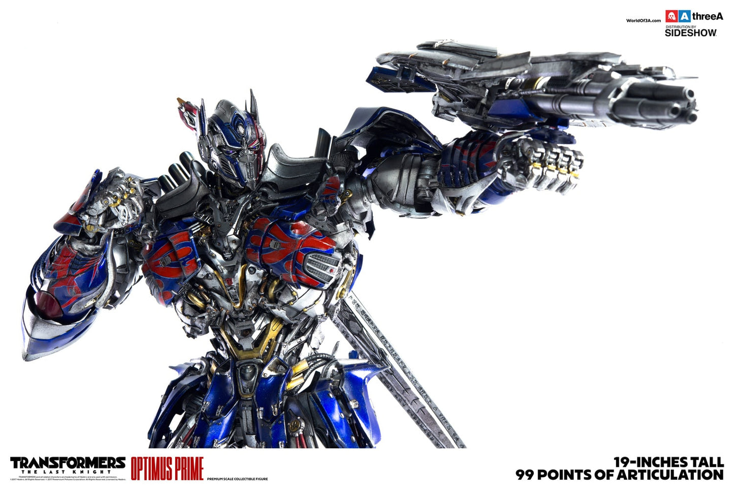 Optimus Prime Premium Scale Collectible Figure - Transformers: The Last Knight (ThreeA)