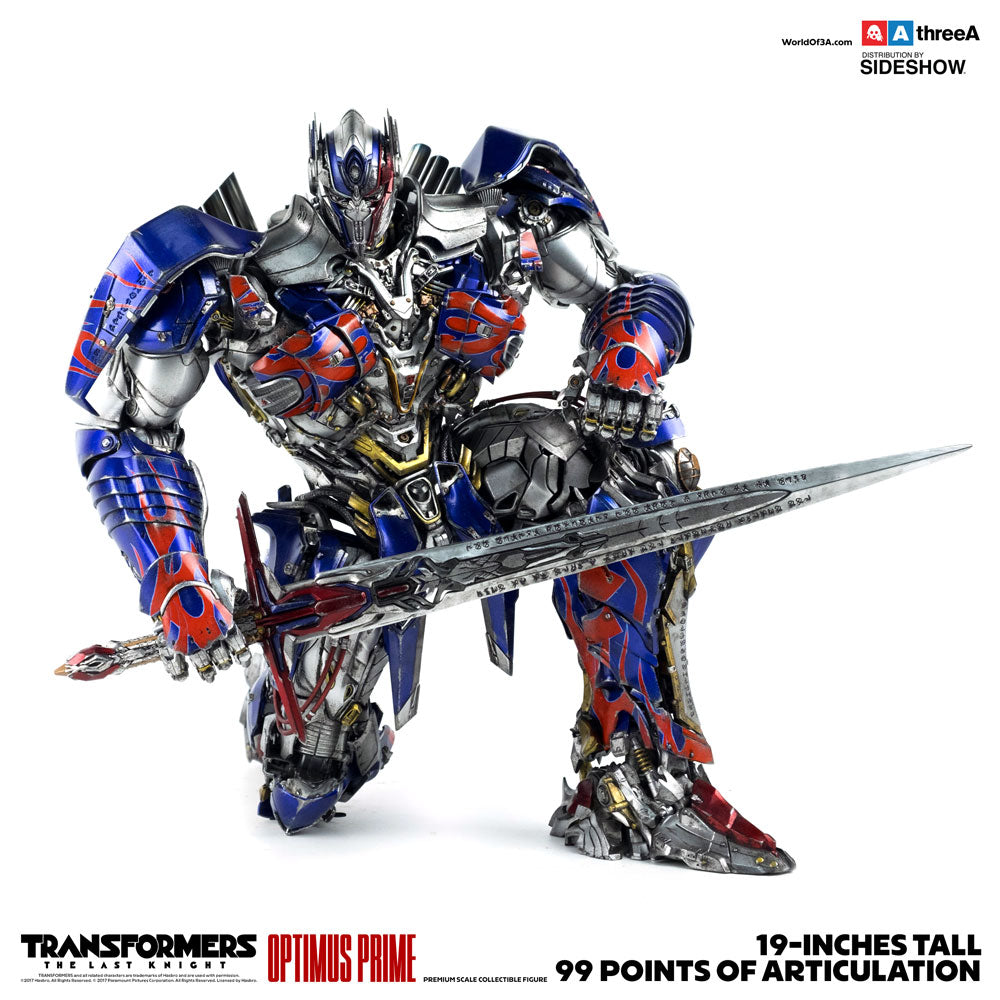 Optimus Prime Premium Scale Collectible Figure - Transformers: The Last Knight (ThreeA)