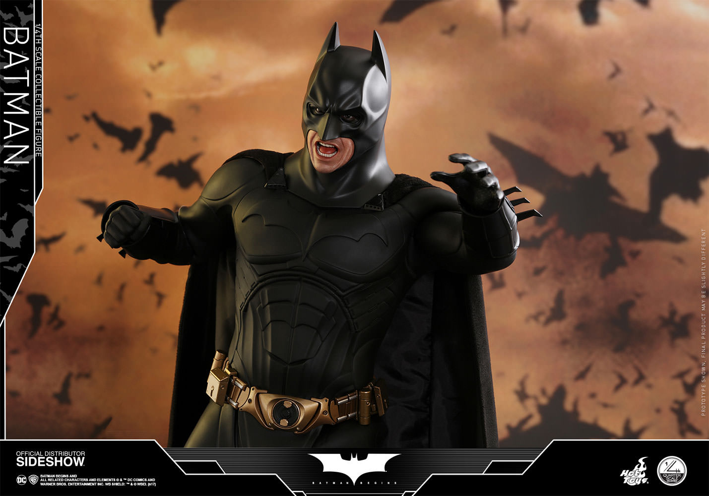 Batman Quarter Scale Figure - Batman Begins Hot Toys