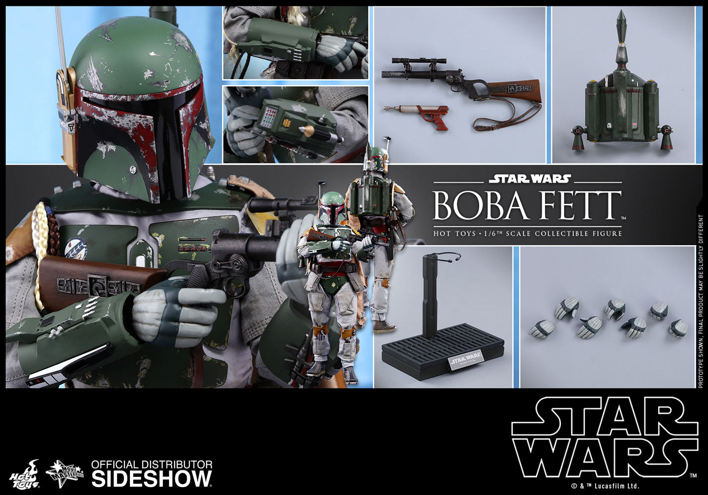 Boba Fett Sixth Scale Figure - Star Wars Episode V Hot Toys