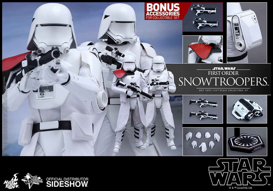 First Order Snowtroopers - Episode VII: The Force Awakens - Sixth Scale Figure Set Hot Toys