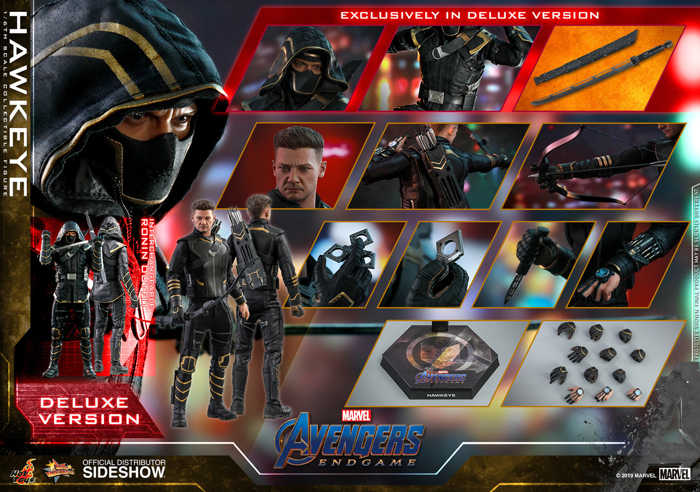Hawkeye (Deluxe Version) - Avengers: Endgame - Sixth Scale Figure (Hot Toys)