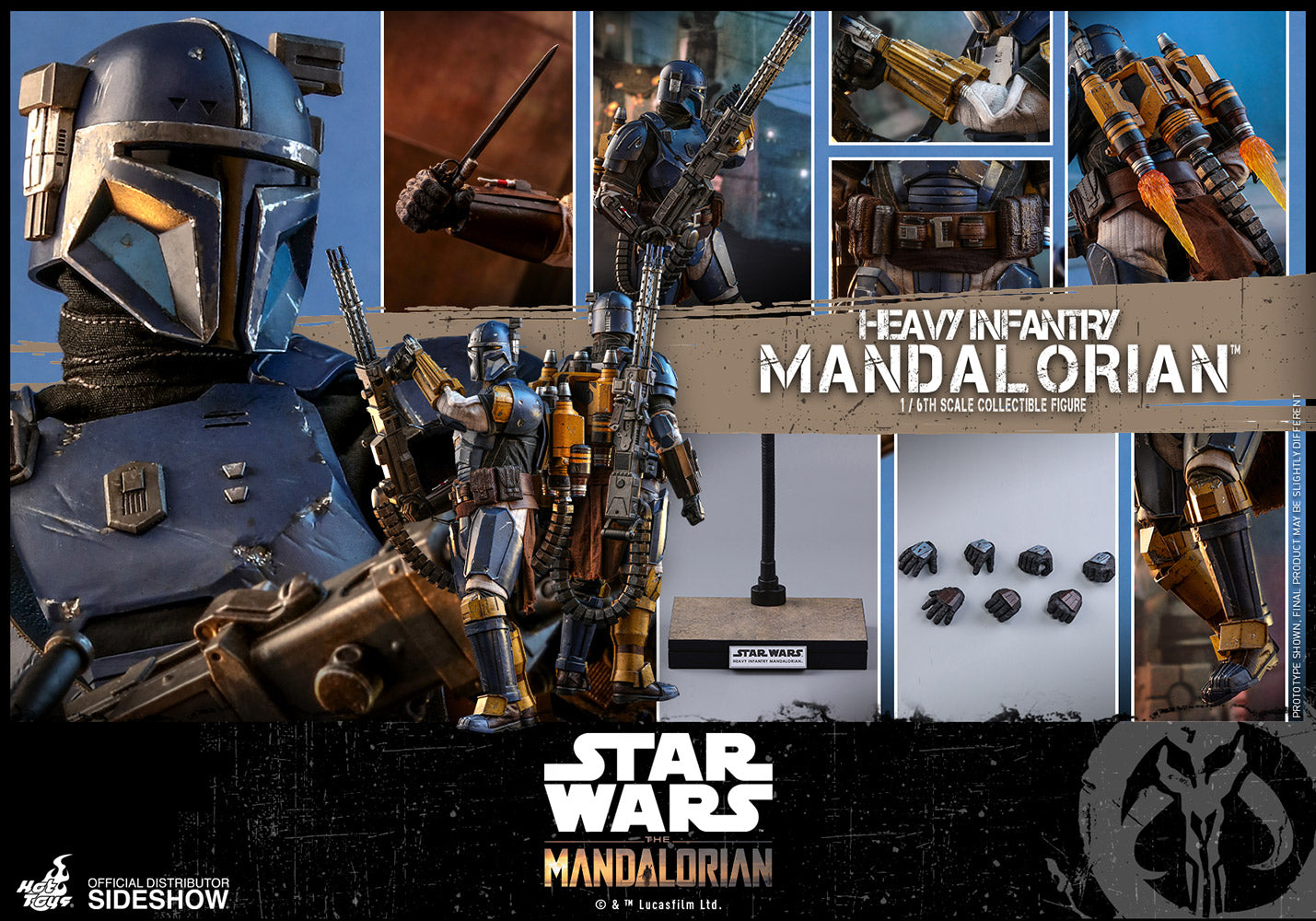 Heavy Infantry Mandalorian - Sixth Scale Figure by Hot Toys