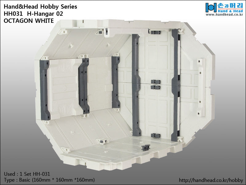 H-Hangar 02 Octagon Hangar Dispaly White