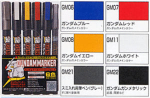 Gundam Marker Seed Basic Set of 6