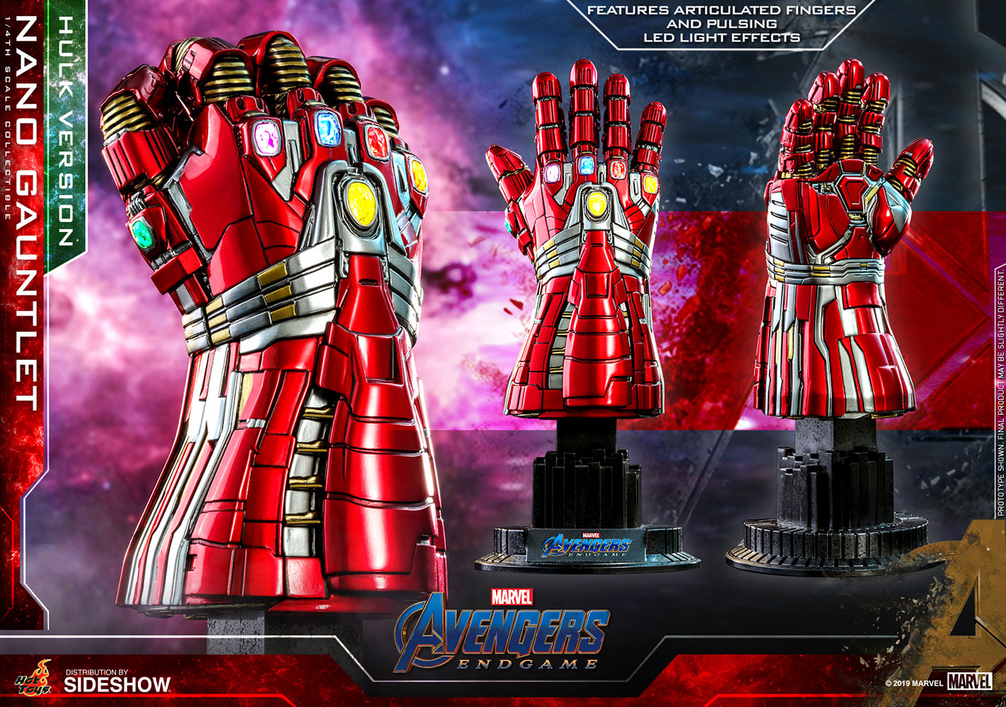 Nano Gauntlet (Hulk Version) Endgame 1/4 Figure (Hot Toys)