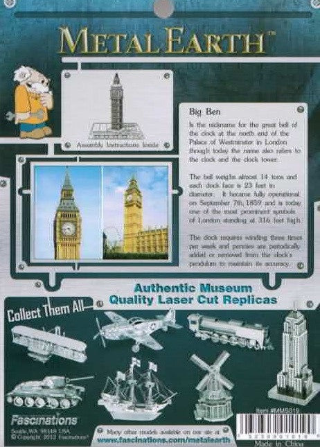 Big Ben 3D Laser Cut Model