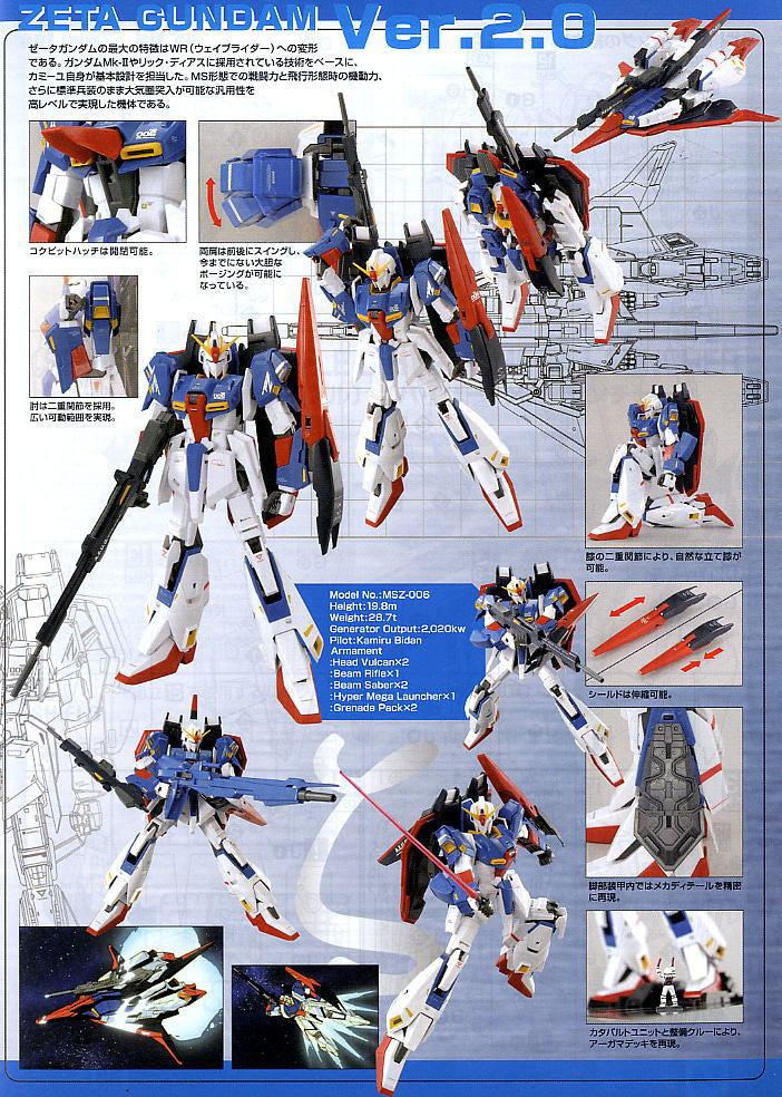 MG 1/100 Zeta Gundam HD Color