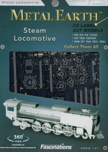 Steam Locomotive 3D Laser Cut Model