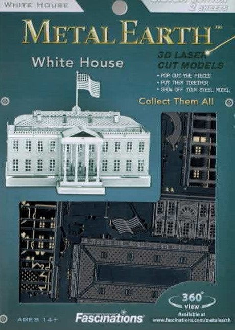 Metal Earth - White House 3D Laser Cut Model
