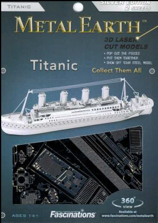 Titanic 3D Lazer Cut Model