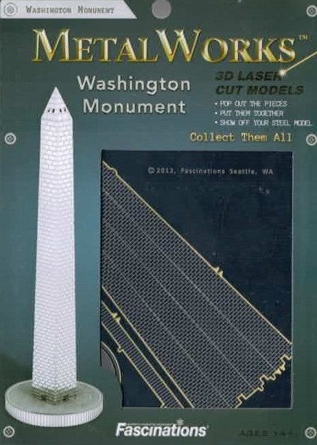 Washington Monument 3D Laser Cut Model