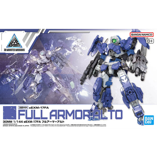 30 Minutes Missions eEXM-17FA Full Armor Alto 1/144 Scale Model Kit