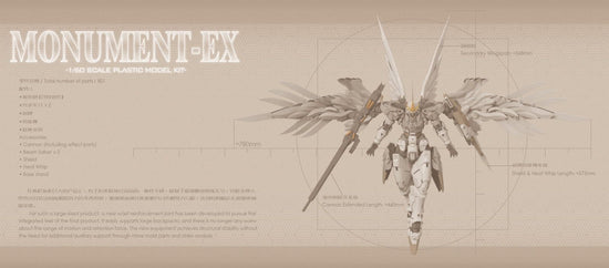 (PRE ORDER) Nilson Works PG 1/60 Monument FX Flugel Scale Model Kit