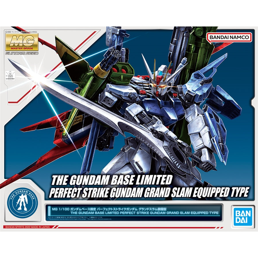 MG 1/100 THE GUNDAM BASE LIMITED PERFECT STRIKE GUNDAM GRAND SLAM EQUIPPED TYPE