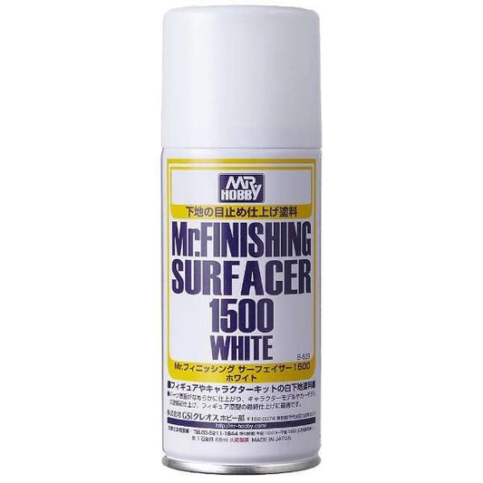 Mr. Finishing Surfacer 1500 White 170ml Spray Mr. Hobby