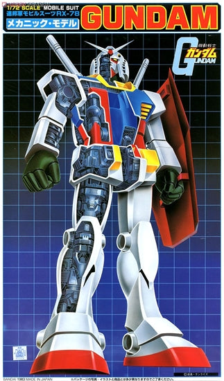 First Gundam 1/72 RX-78 Gundam [Mechanical Version]