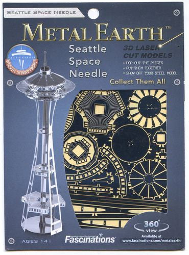 Seattle Space Needle 3D Laser Cut Model