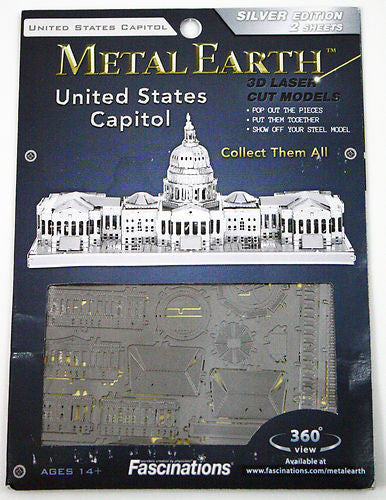 United States Capitol 3D Laser Cut Model