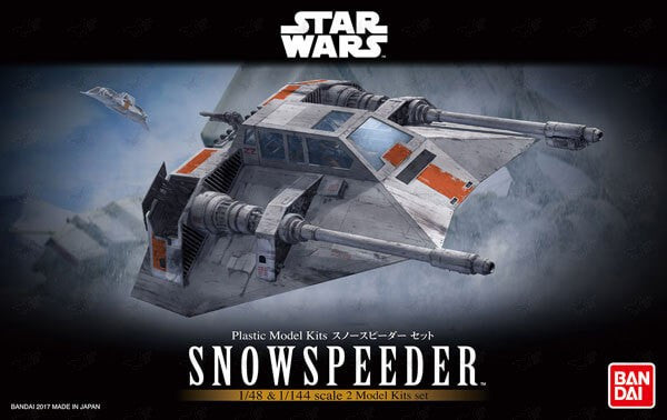Bandai Star Wars 1/48 & 1/144 Scale - Snow Speeder Set
