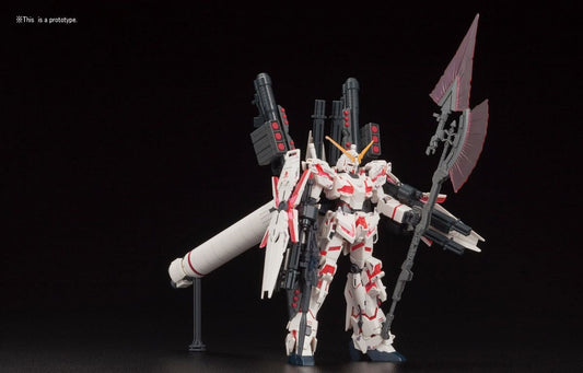 HG 1/144 RX-0 Full Armor Unicorn Gundam [Destroy Mode/Red Color Ver.]