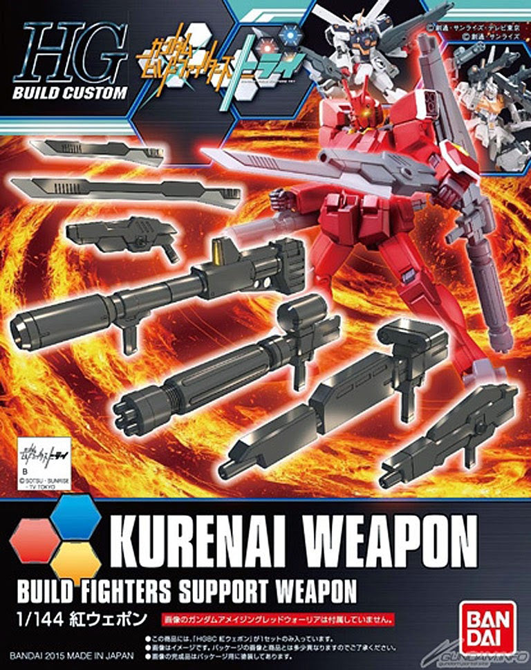 HG 1/144 Kurenai Weapon Set