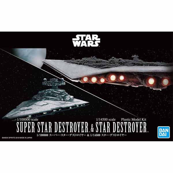 1/100000 Super Star Destroyer & 1/14500 Star Destroyer