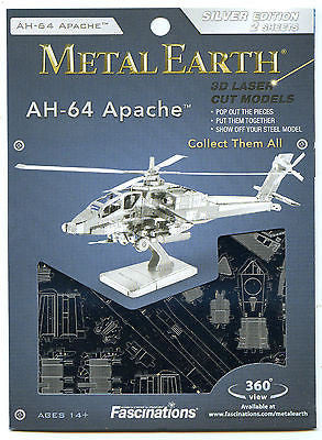 Metal Earth AH-64 Apache – R4LUS