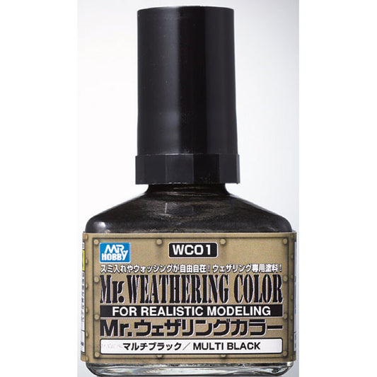 Mr. Weathering Color WC01 Multi Black 40ml
