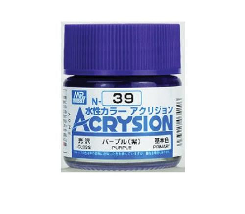 Mr. Hobby Acrysion N39 - Purple (Gloss/Primary) Bottle Paint